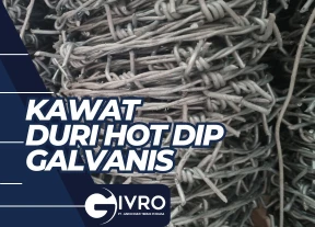 Kawat Duri Hot Dip Galvanis