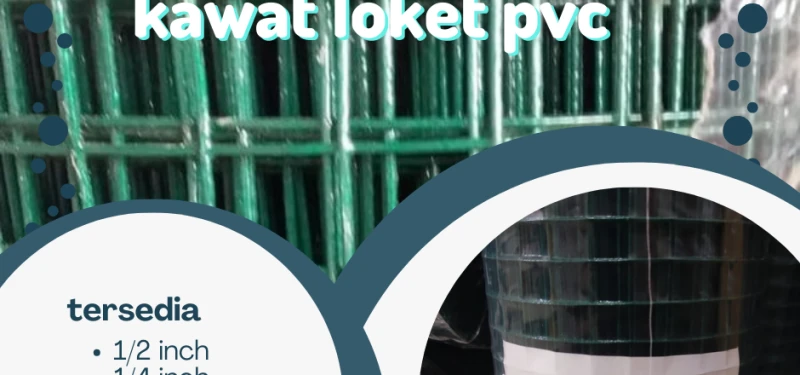 Kawat Loket PVC Untuk Kandang Burung