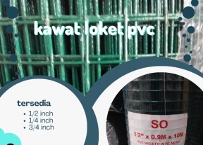 Kawat Loket PVC Untuk Kandang Burung